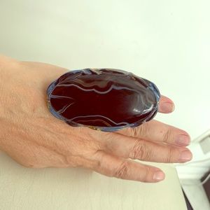 Adina Mills Ring
BLACK AGATE DRUZY RING